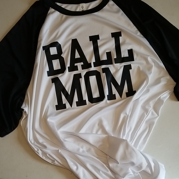 Tops - Ball Mom Raglan T-Shirt